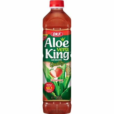 OKF Aloe Vera Strawberry Drink 1,5L PET - Limonadit ja virvoitusjuomat - 8843 - 1