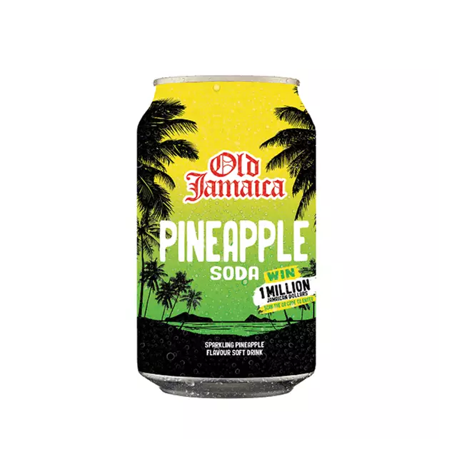 Old Jamaica Pineapple Soda virvoitusjuoma 330ml TNK - Limonadit ja virvoitusjuomat - 13263 - 1