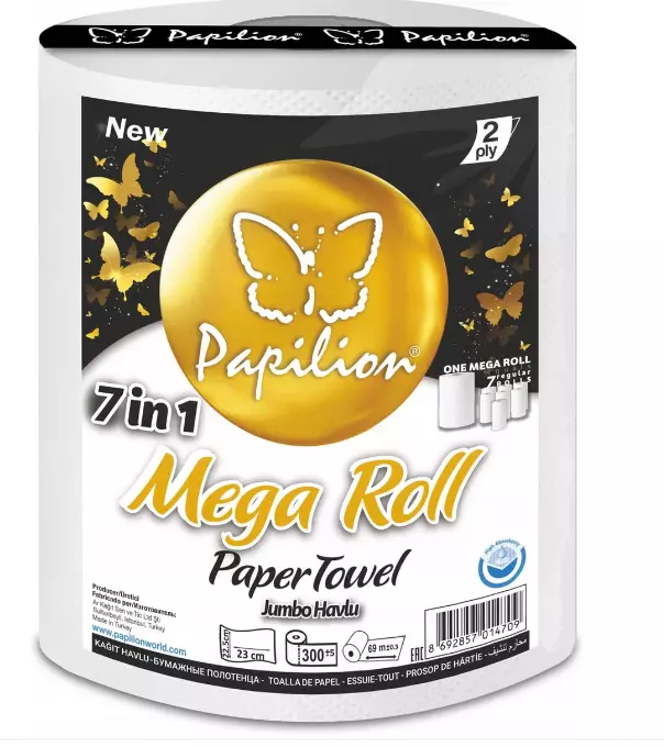 Papilion Jumbo KitchenTowel 6x300er - Talouspaperit ja WC-paperit - 15793 - 1