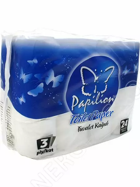 Papilion Toilet Paper 2x 24er - Talouspaperit ja WC-paperit - 9523 - 1