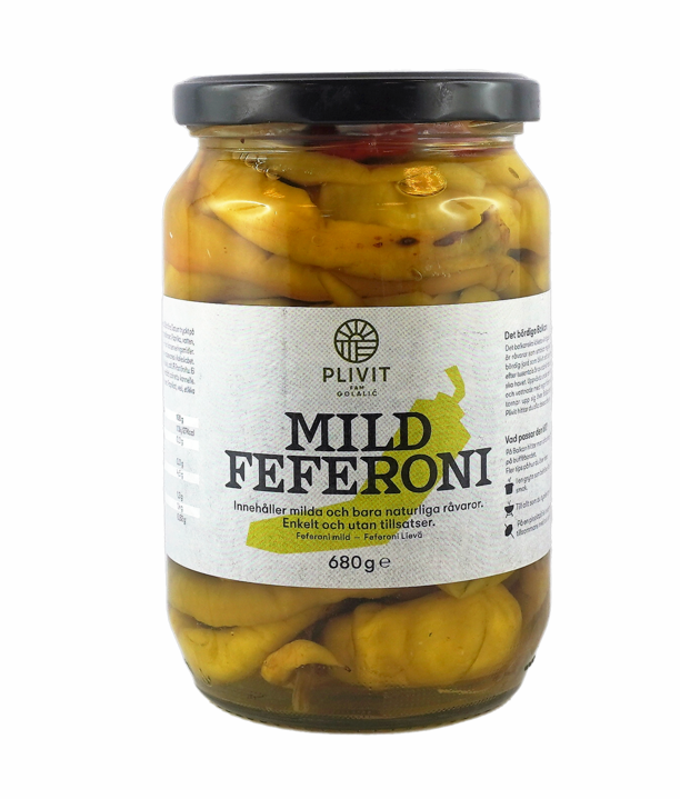 Plivit Mild Feferoni/ Peperoni 620g CAM - Pepperonisäilyke - 16633 - 1