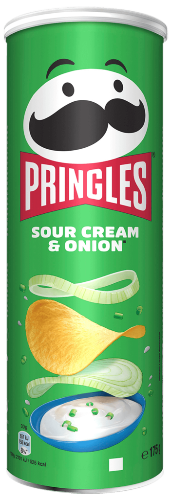 Pringles Sour Cream & Onion Sipsi 165g - Sipsit - 4373 - 1