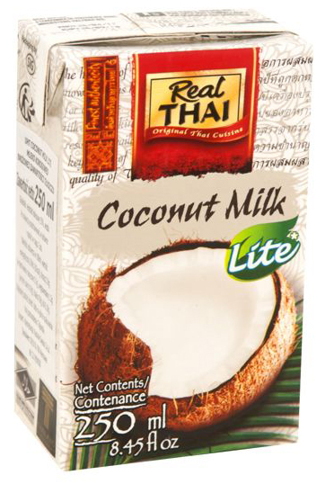 Real Thai UHT Coconut Milk Lite/ Kookosmaito 250ml - Maidot - 19193 - 1