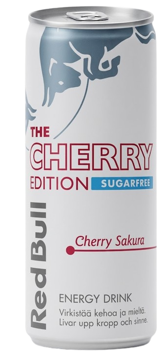 Red Bull Cherry Sokeriton Energiajuoma 250ml - Energiajuomat - 21293 - 1