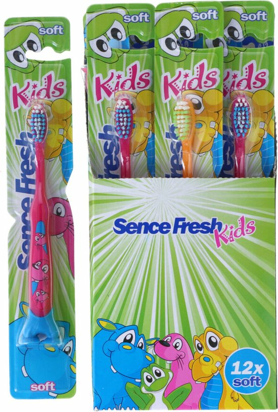 Sence Fresh Lasten Hammasharja 12kpl - Hygieniatarvikkeet - 17643 - 1