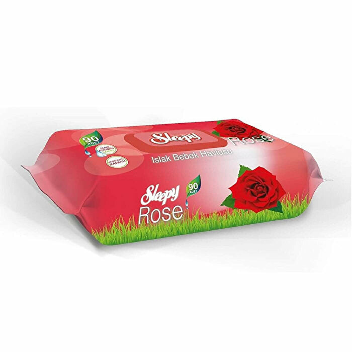 Sleepy Rose Kosteuspyyhe 80kpl - Siivousvälineet ja tarvikkeet - 13293 - 1