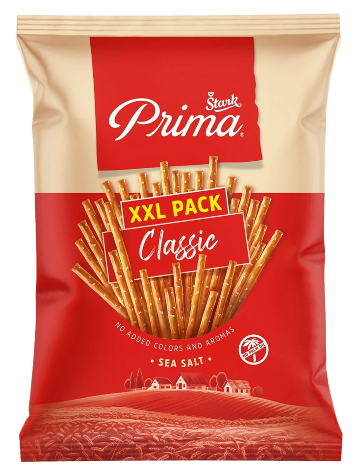 Stark Prima Classic Sea Salt Maapähkinätikku XXL 220g - Sipsit - 18563 - 1