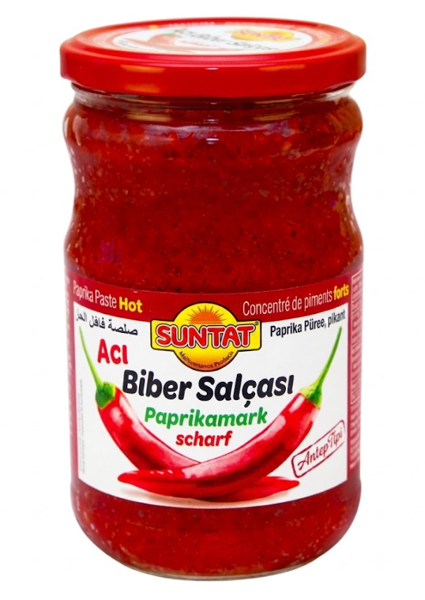 Suntat Antep Biber Salcasi Aci / Paprikatahna tulinen 660ml CAM - Tomaatti- ja paprikasäilykkeet - 20683 - 1