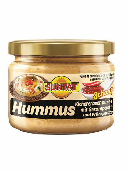 Suntat Hummus with Pepperpaste / Kikhernelevite chilipippurilla 290g CAM - Tahinit - 19053 - 1
