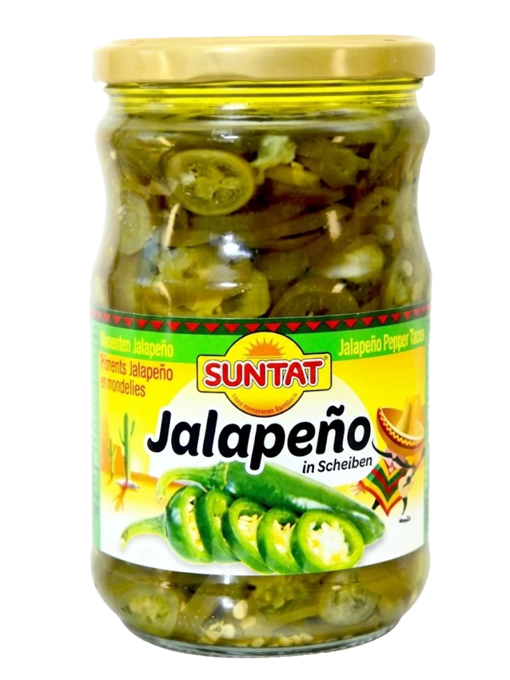 Suntat Jalapeno Biber Tursu / Viipaloidut jalapeno suolaliemessä 660ml CAM - Pepperonisäilyke - 20663 - 1