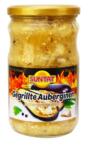 Suntat Közlenmis Patlican / Paahdetut munakoisot 660ml CAM - Vihannessäilykkeet - 20193 - 1
