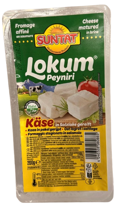 Suntat Lokum Peyniri / Suolavedessä kypsytetty juusto 43% 200g - Erikoisjuustot - 18863 - 1