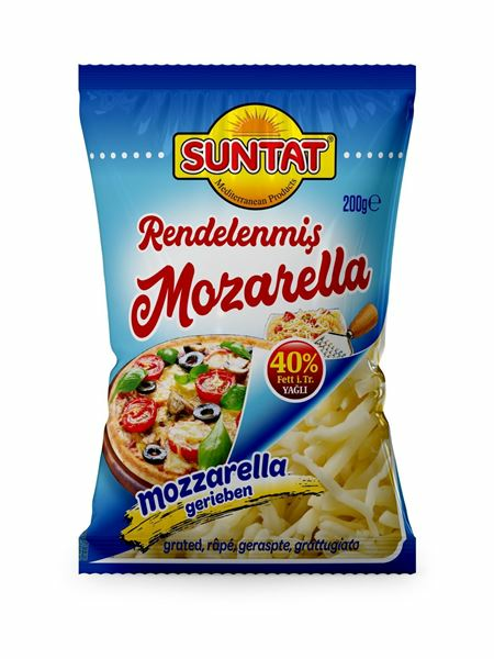 Suntat Mozzarella Grated 40%/ Mozzarella 200g - Erikoisjuustot - 18503 - 1