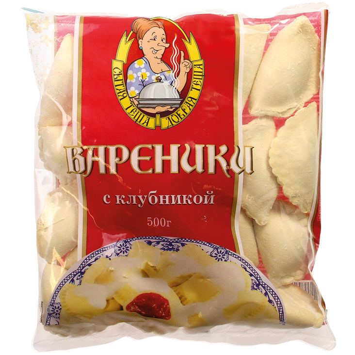 Sytaja Tescha Dumplings with Strawberry/ Mansikkatäytteiset Nyytit 500g - Makeat leivonnaiset - 20483 - 1