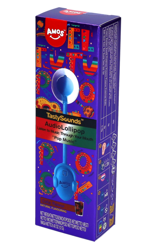 TastySounds Lollipop Cola Flavor with Music - El Futuro 12x12g - Irtomakeiset - 16043 - 1