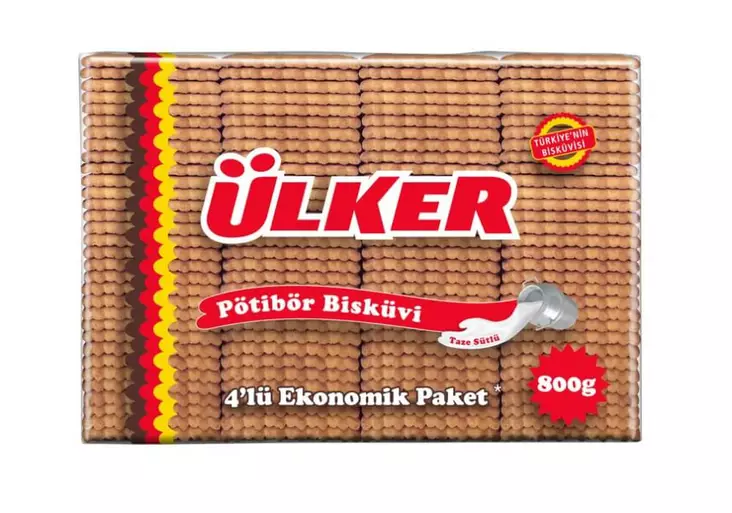 Ulker Pötibör Biskuvi Keksi 800g - Täytekeksit ja vohvelit - 10933 - 1