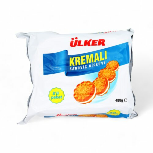 Ulker Sandwich Buiscuit/ Kerma sandwich Keksi 488g - Täytekeksit ja vohvelit - 17013 - 1
