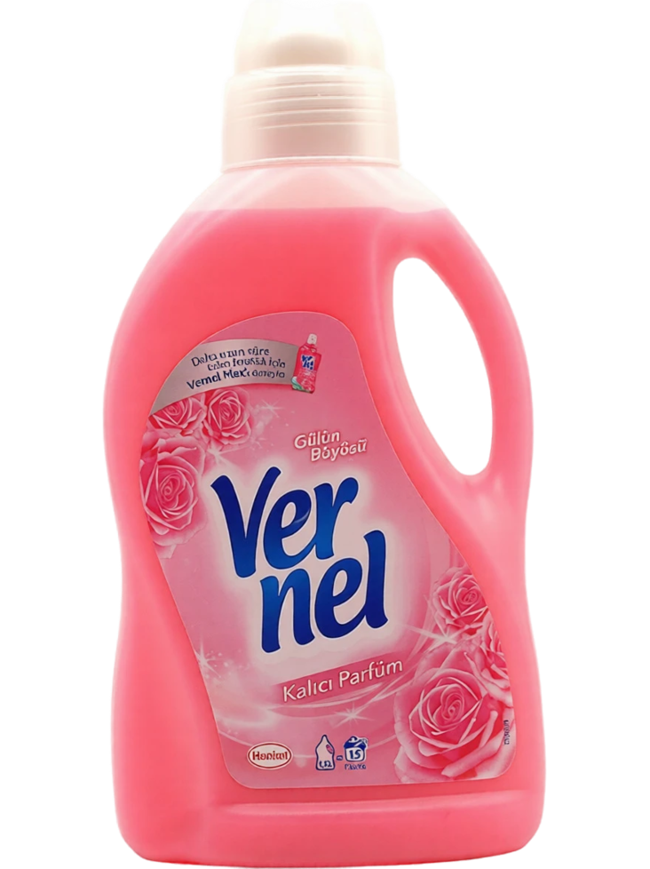 Vernel Rose Softener/ Huuhteluaine 1,5L - Pyykinpesuaineet ja -tarvikkeet - 19583 - 1