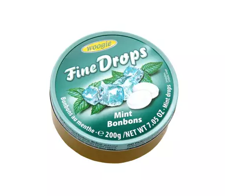 Woogie Fine Drops Mint Bobbons Karkki 200g - Irtomakeiset - 14693 - 1