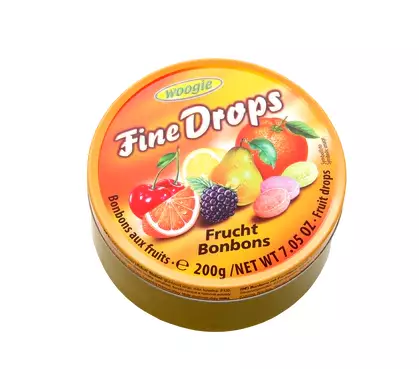 Woogie Fine Drops Hedelmäsekoitus Karkki 200g - Irtomakeiset - 13943 - 1