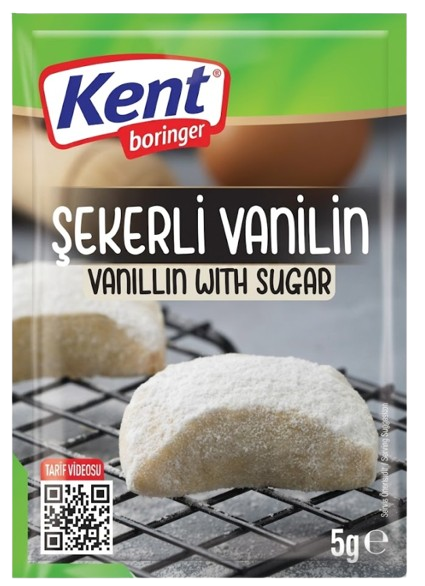 KentBor Vanillin Sugar/ Vanilja sokeri 5g - Sokerit ja makeutus - 20394 - 1