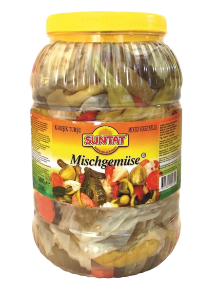 Suntat Karisik Tursu / Vihannessekoitus suolaliemessä 5000ml PET - Vihannessäilykkeet - 20674 - 1