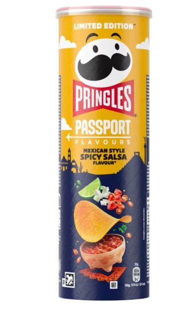 Pringles Passport Mexican Style Spicy Salsa Sipsi 165g - Sipsit - 21454 - 1