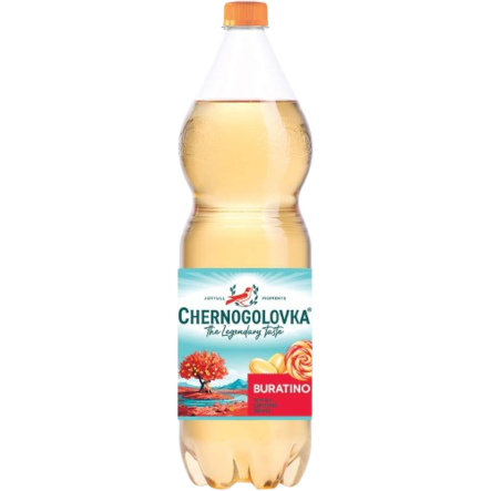 Chernogolovka BURATINO Carbonated Drink/ Hiilihapotettu juoma 1,5L PET - Limonadit ja virvoitusjuomat - 20824 - 1