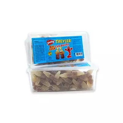 Ciloglu Yutty Treyler Mini Sour Cola Bottles Karkki 200g - Irtomakeiset - 7614 - 1