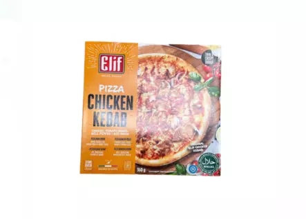 Elif Pizza Chicken Kebab 330g - Kana pakasteet - 12754 - 1