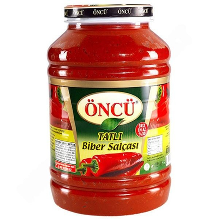 Öncu Biber Salcasi Tatli / Mieto paprikatahna 4300g PET - Tomaatti- ja paprikasäilykkeet - 5384 - 1