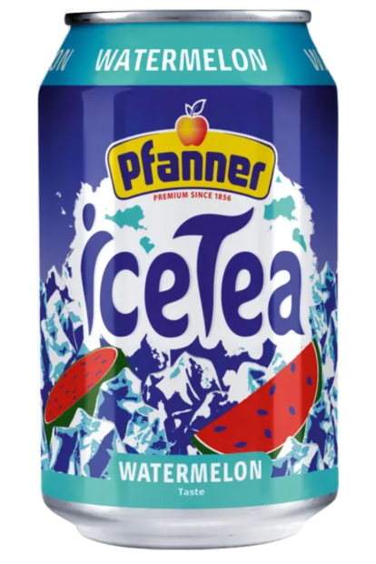 Pfanner Icetea Watermelon/ Vesimeloni Jäätee 330ml - Limonadit ja virvoitusjuomat - 19224 - 1