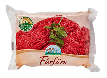 Qibbla Fårfärs Block / Lampaanjauheliha 750g - Lammas pakasteet - 6134 - 1