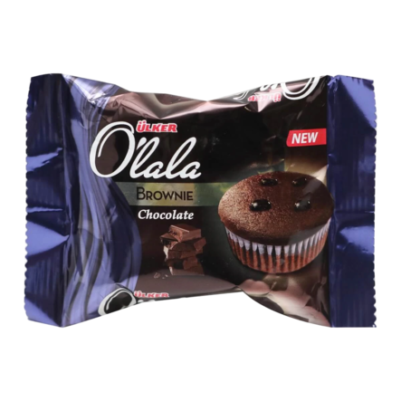 Ulker Olala Brownie Chocolate / Suklaa muffinssi 40g - Täytekeksit ja vohvelit - 19644 - 1