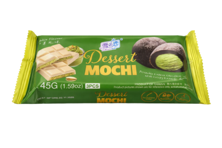 Yuki&Love Mochi Pistachio Flavour/ Mochi 45g - Konvehdit - 19734 - 1