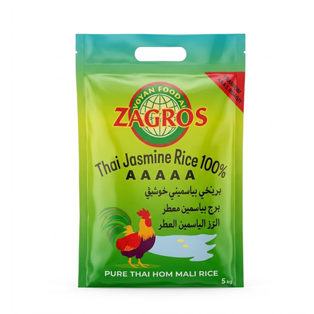 Zagros Thai Jasmine Rice 100%/ Jasmiiniriisi 5kg - Jasmiiniriisi - 5324 - 1