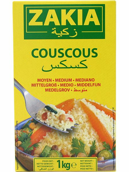 Zakia Couscous Kuskus Medium 1kg - Couscous - 13714 - 1