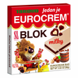Takovo SL Eurocrem Blok Milky/ Valkosuklaapatukka 4x20g - Patukat - 17754 - 1