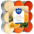 Aura Scented Candles Orange/ Tuoksulämpökynttilät 18kpl - Koti ja käyttötavara - 17974 - 1