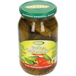 Zakuska Pickled Cucumber with Paprika / Mausteiset kurkut paprikoilla 870/450g - Kurkkusäilykkeet - 20714 - 1