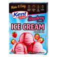 KentBor Strawberry Ice Cream Powder/ Jäätelöjauhe 80g - Vanukkaat ja jälkiruoka-ainekset - 21084 - 1