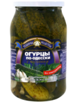 Aldim Pickled Cucumbers Odesa / Suolakurkku valkosipulilla 900ml - Kurkkusäilykkeet - 324 - 1