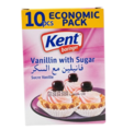 KentBor Vanillin Sugar/ Vanilja sokeri 10X5g - Sokerit ja makeutus - 20394 - 1