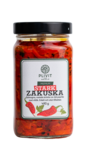 Plivit Zakuska Hot / Paahdetut paprikat öljyssä 490g CAM - Tomaatti- ja paprikasäilykkeet - 21034 - 1