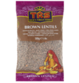 TRS Lentils Brown Whole (Masoor)/ Ruskeat Linssit 500g - Linssit - 17774 - 1