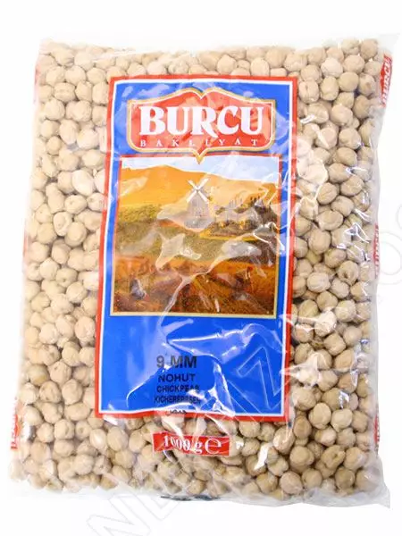 Burcu Nohut Kikherne 9mm 1kg - Kuivatut kikherneet - 1154 - 1