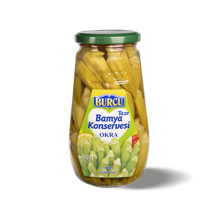 Burcu Taze Bamya Konservesi / Tuore okra suolaliemessä 550g CAM - Vihannessäilykkeet - 1194 - 1