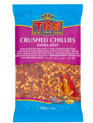 TRS Crushed Chili Extra Hot / Murskatut chilit erittäin tulinen 100g - Chilimausteet - 16164 - 1