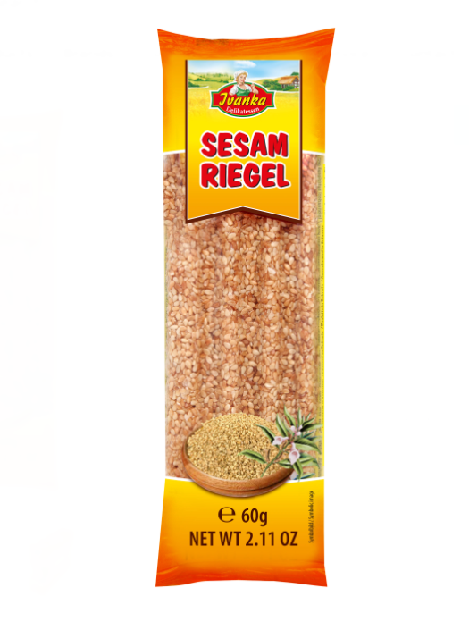 Jvanka Karamelli-seesamipatukka 60g - Patukat - 17994 - 1