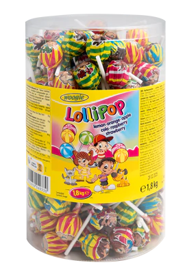Woogie Lollipop Tikkari 180x10g - Irtomakeiset - 18364 - 1